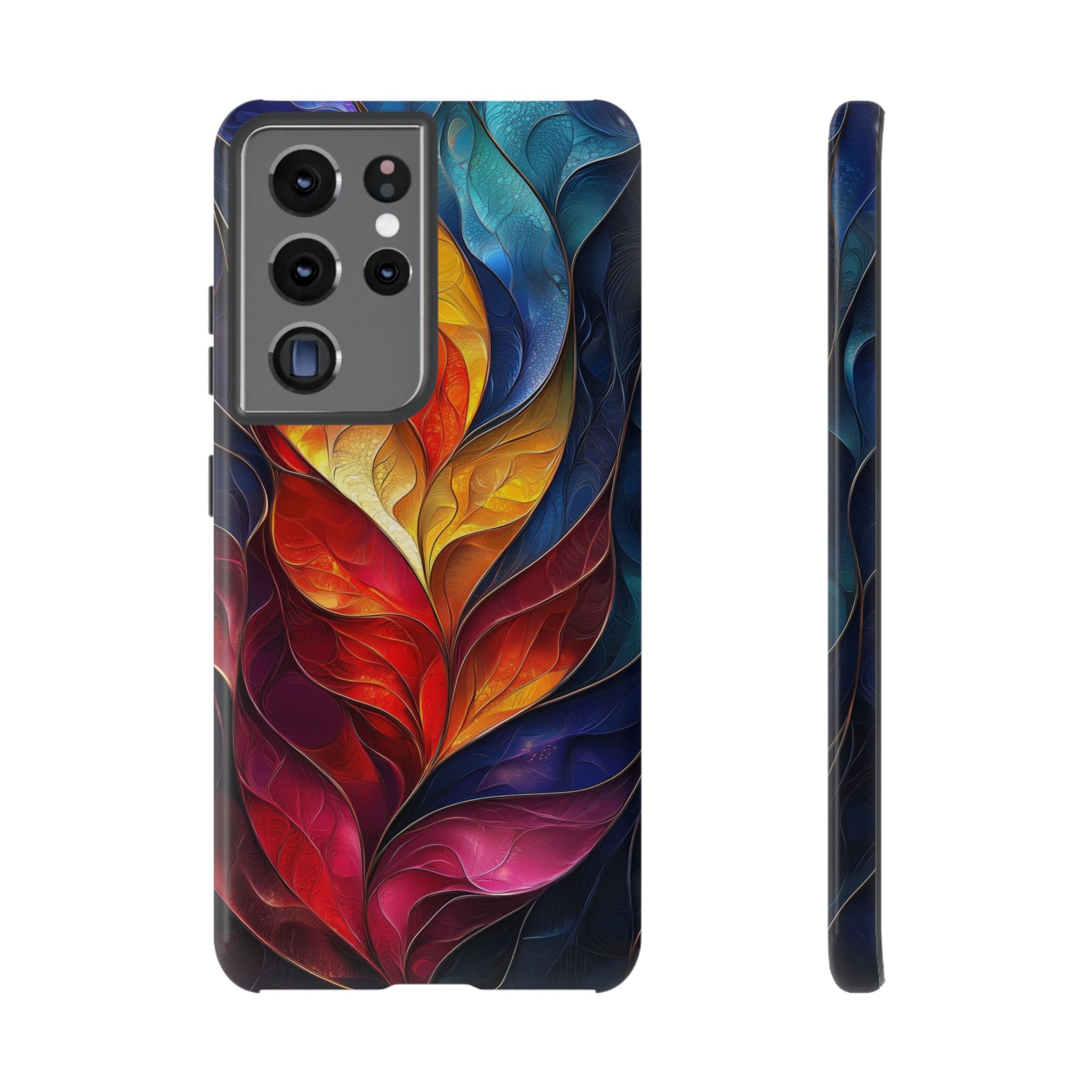 Abstract Colourful Leaf Samsung Galaxy Case