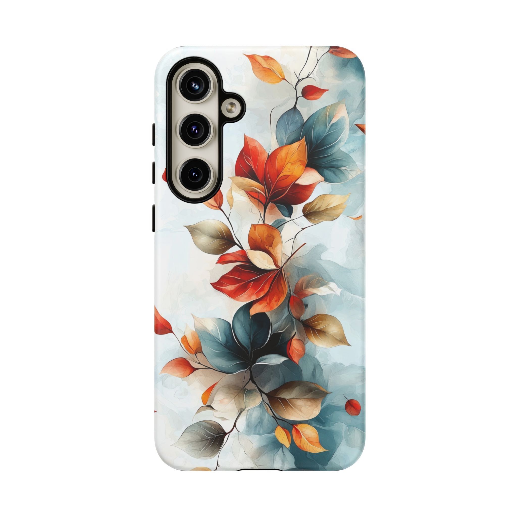 Floral Autumn Leaves Watercolour Tough Samsung Galaxy Case