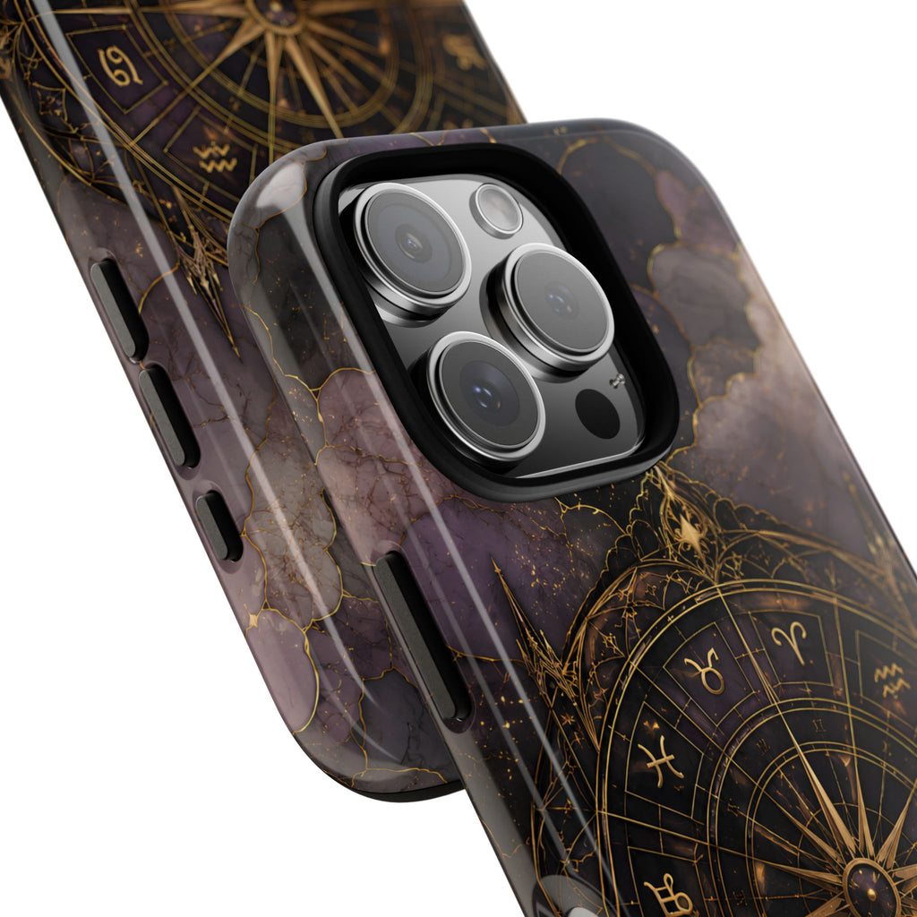 Vintage Astrology Compass iPhone Case | Celestial Zodiac iPhone Case