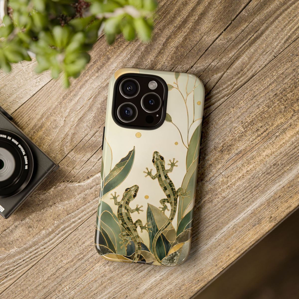 Lizard Botanical iPhone Case | Gecko iPhone Case