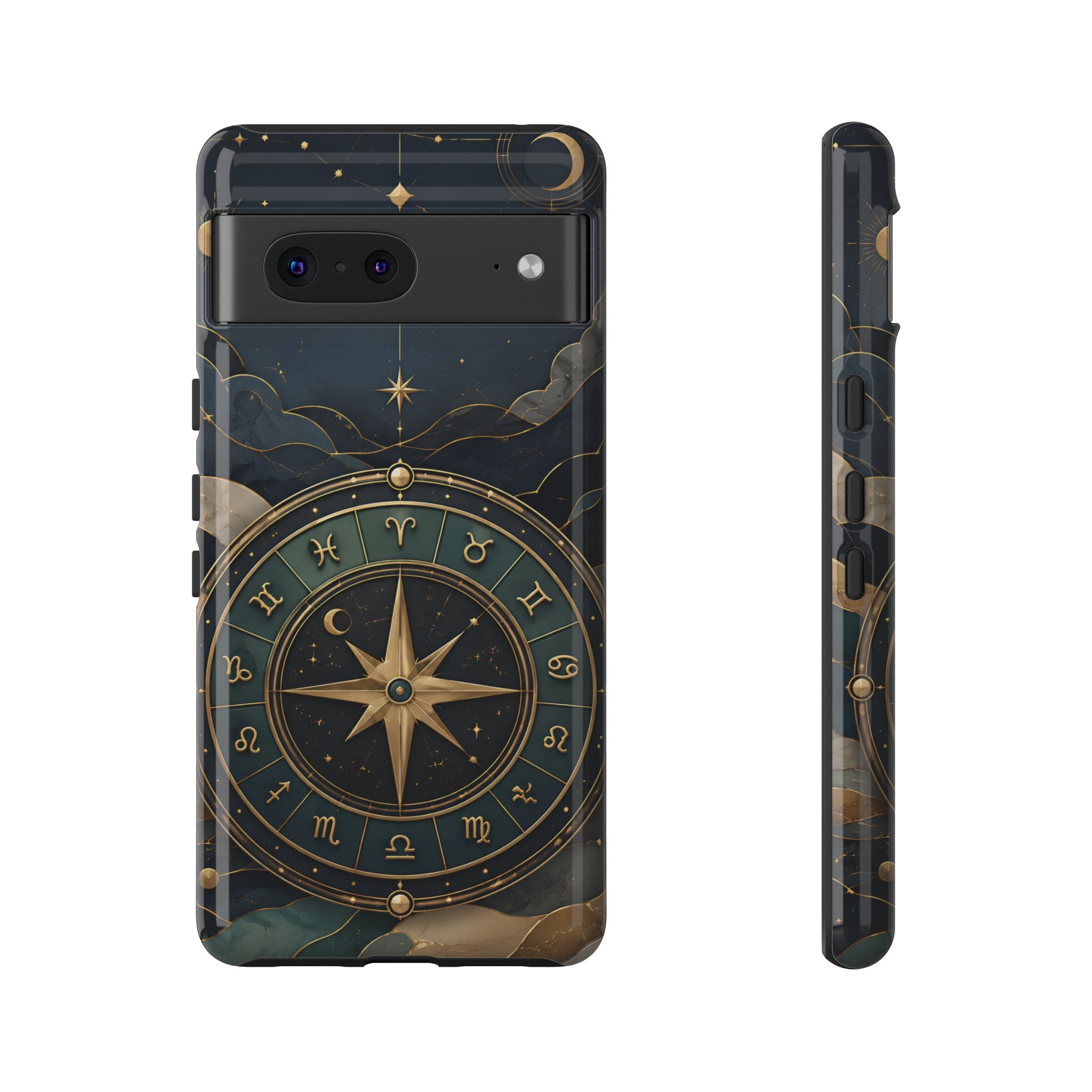 Celestial Compass Google Pixel Phone Case | Zodiac Phone Case