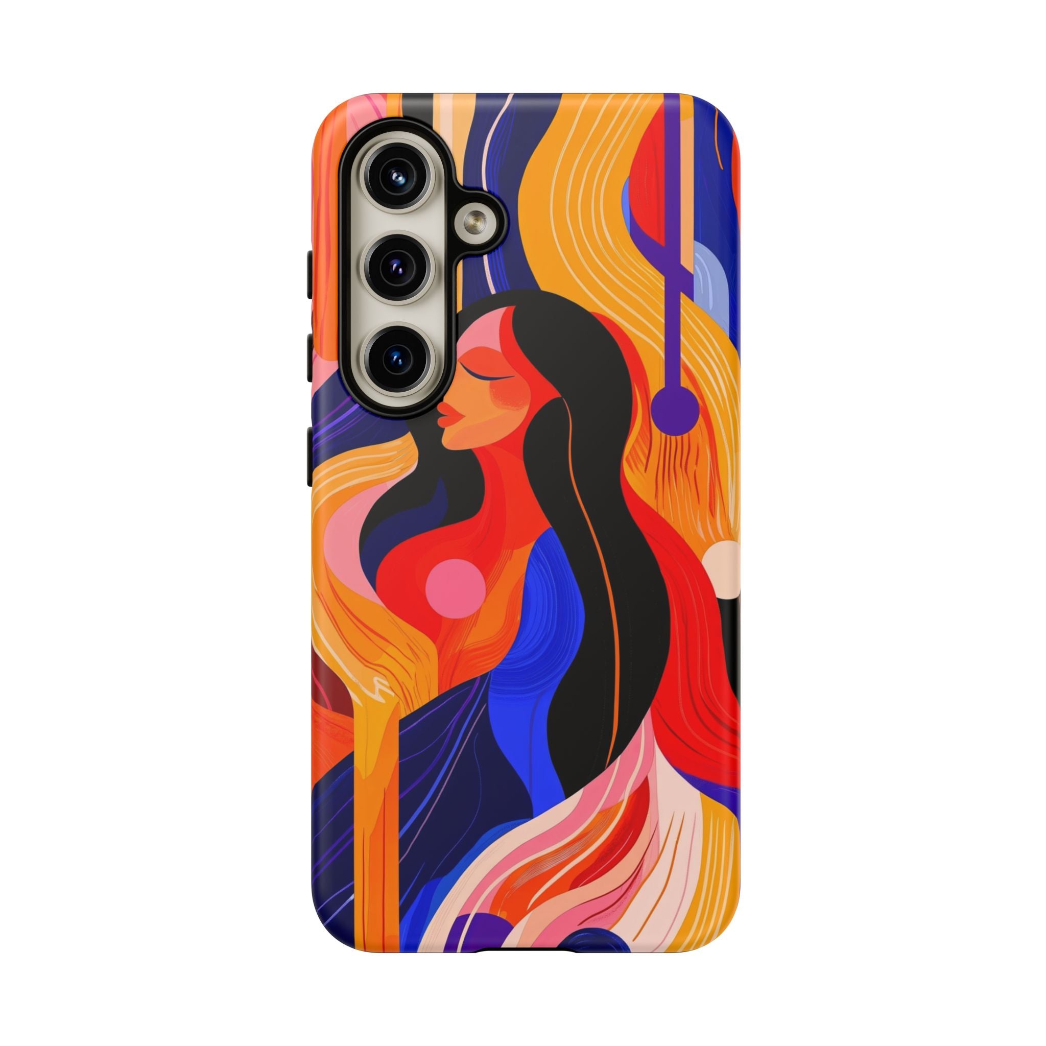 Abstract Colourful Woman Samsung Galaxy Tough Case | Vibrant Artistic