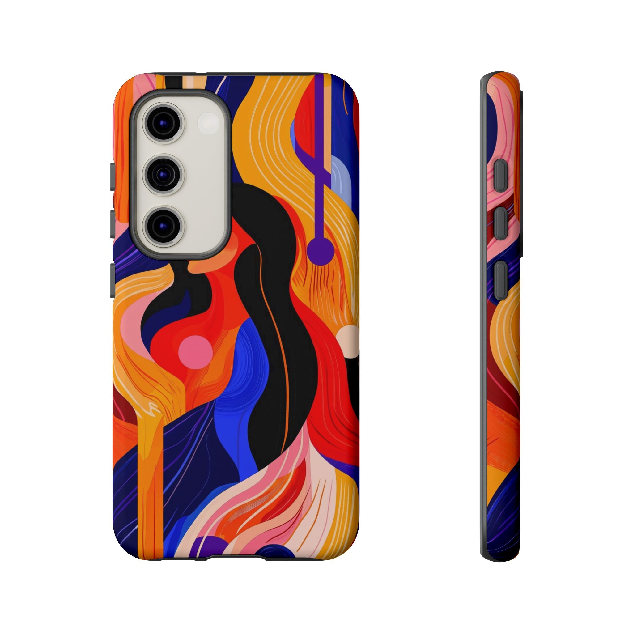 Abstract Colourful Woman Samsung Galaxy Tough Case | Vibrant Artistic