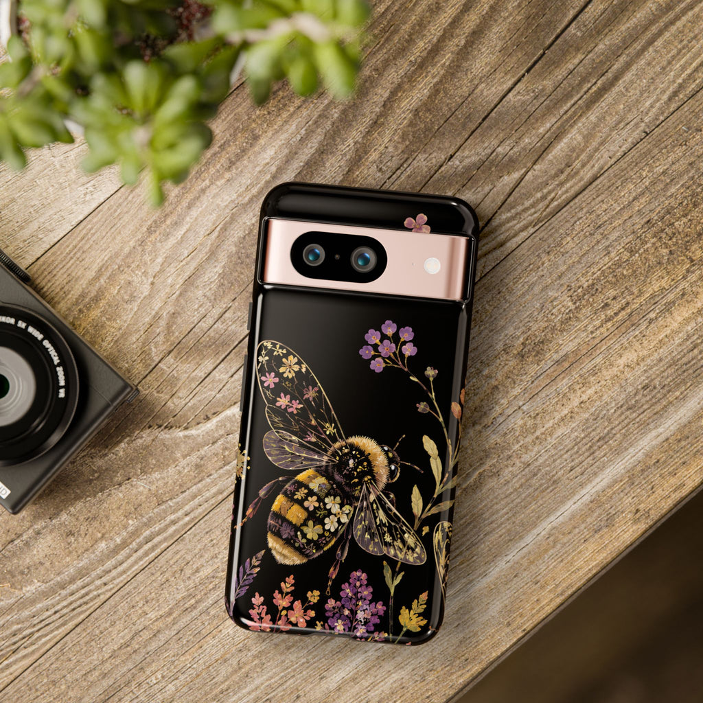 Vintage Bee Floral Google Pixel Phone Case