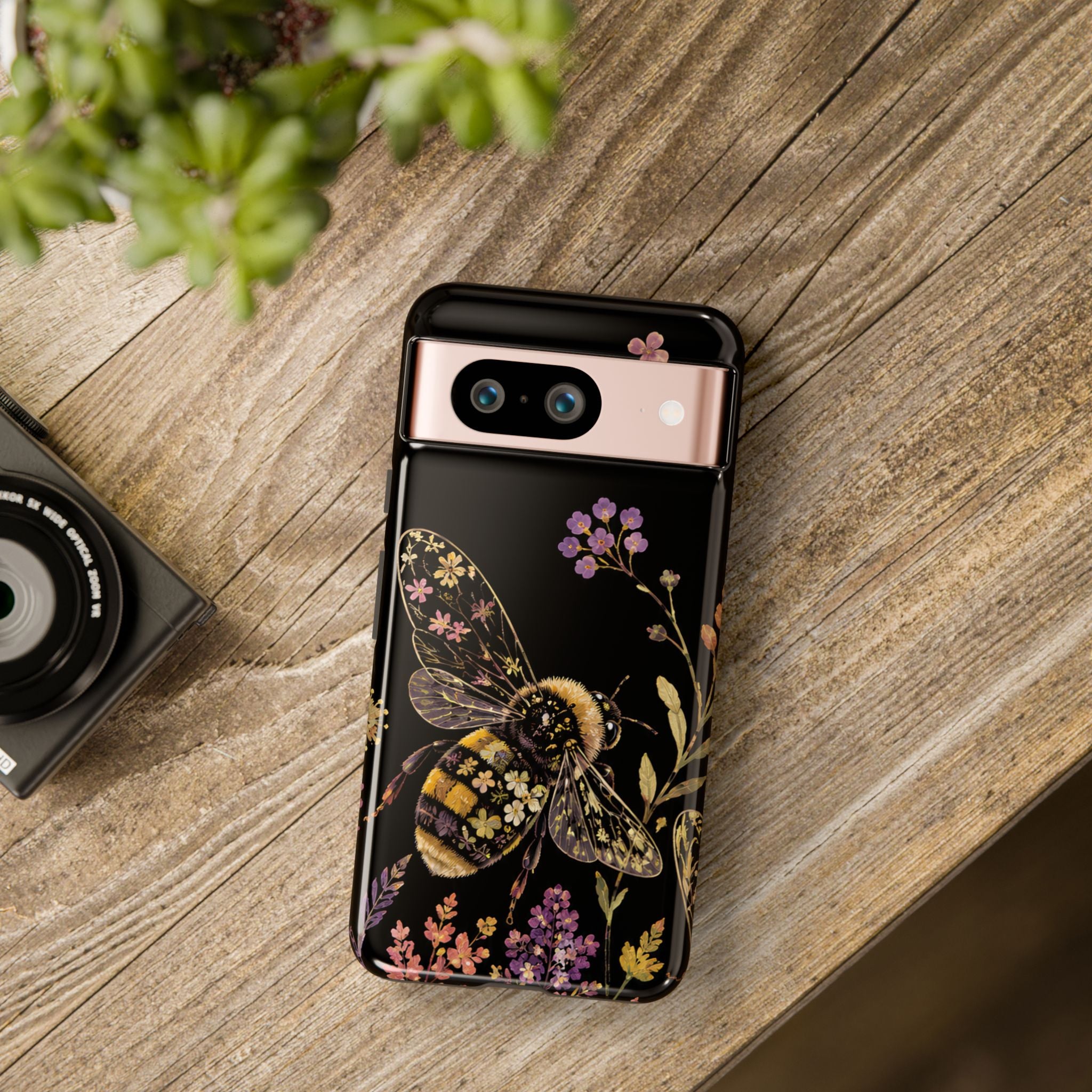 Vintage Bee Floral Google Pixel Phone Case