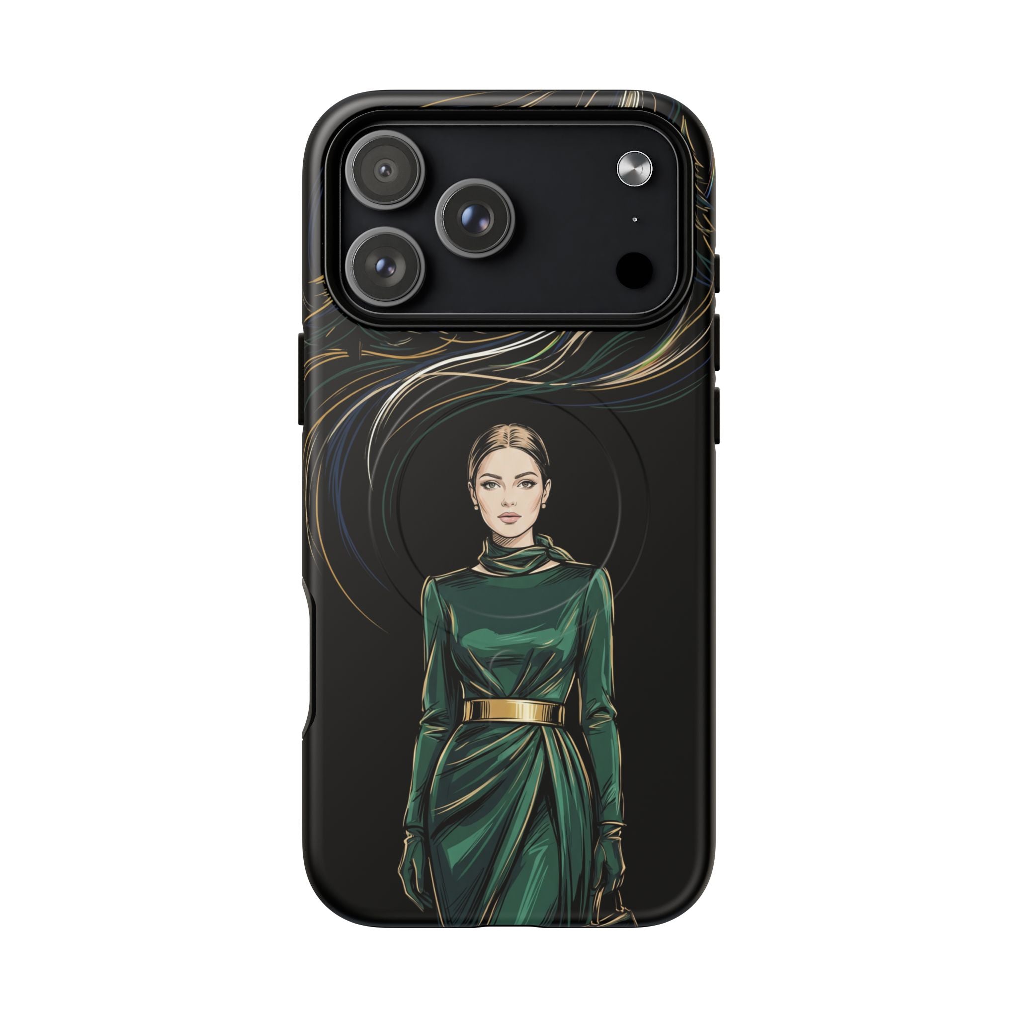 Elegant Forest Woman MagSafe iPhone Case