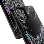 Colorful Neon Phoenix Tough Samsung Galaxy Phone Case