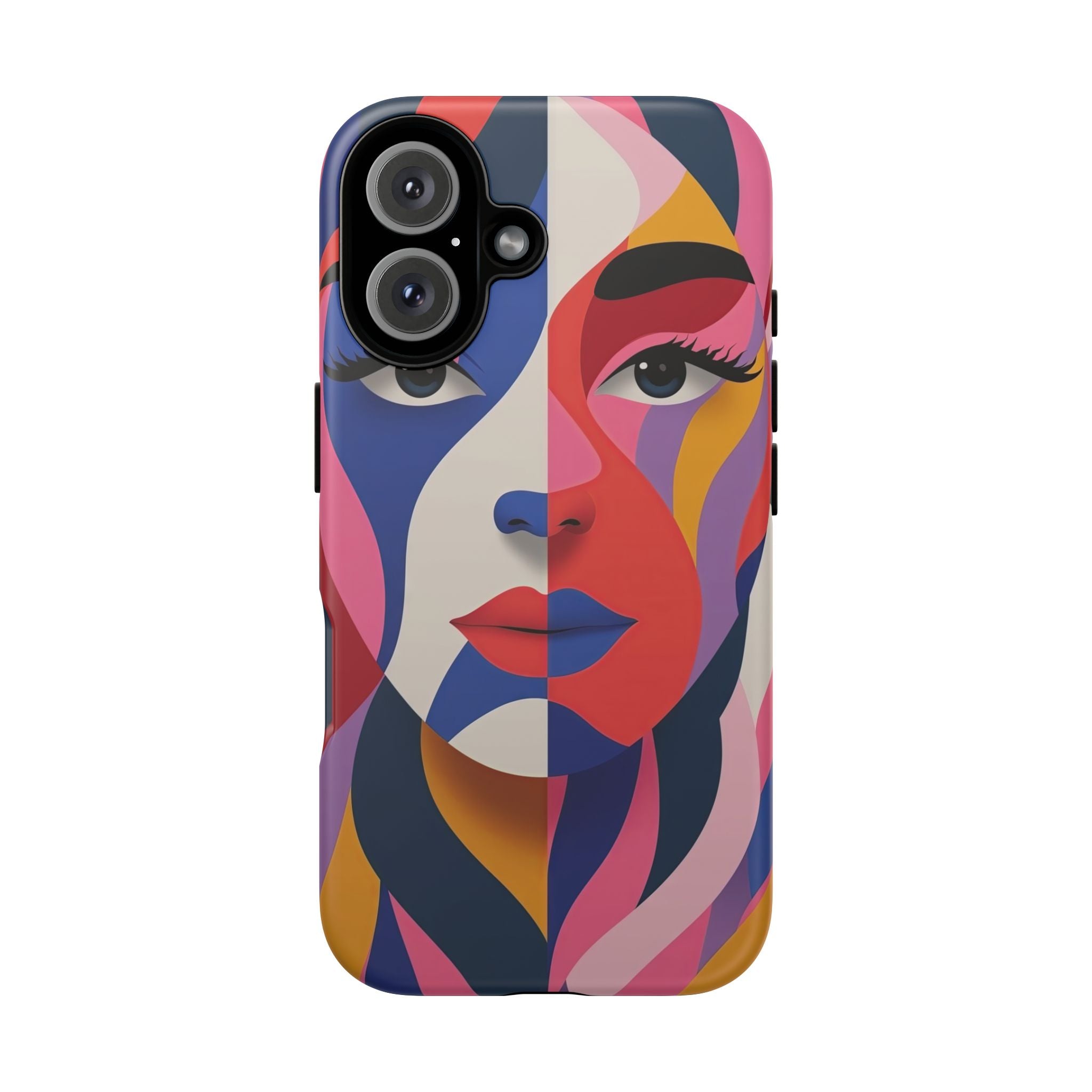 Abstract Colourful Face iPhone Case | Vibrant Pop Art