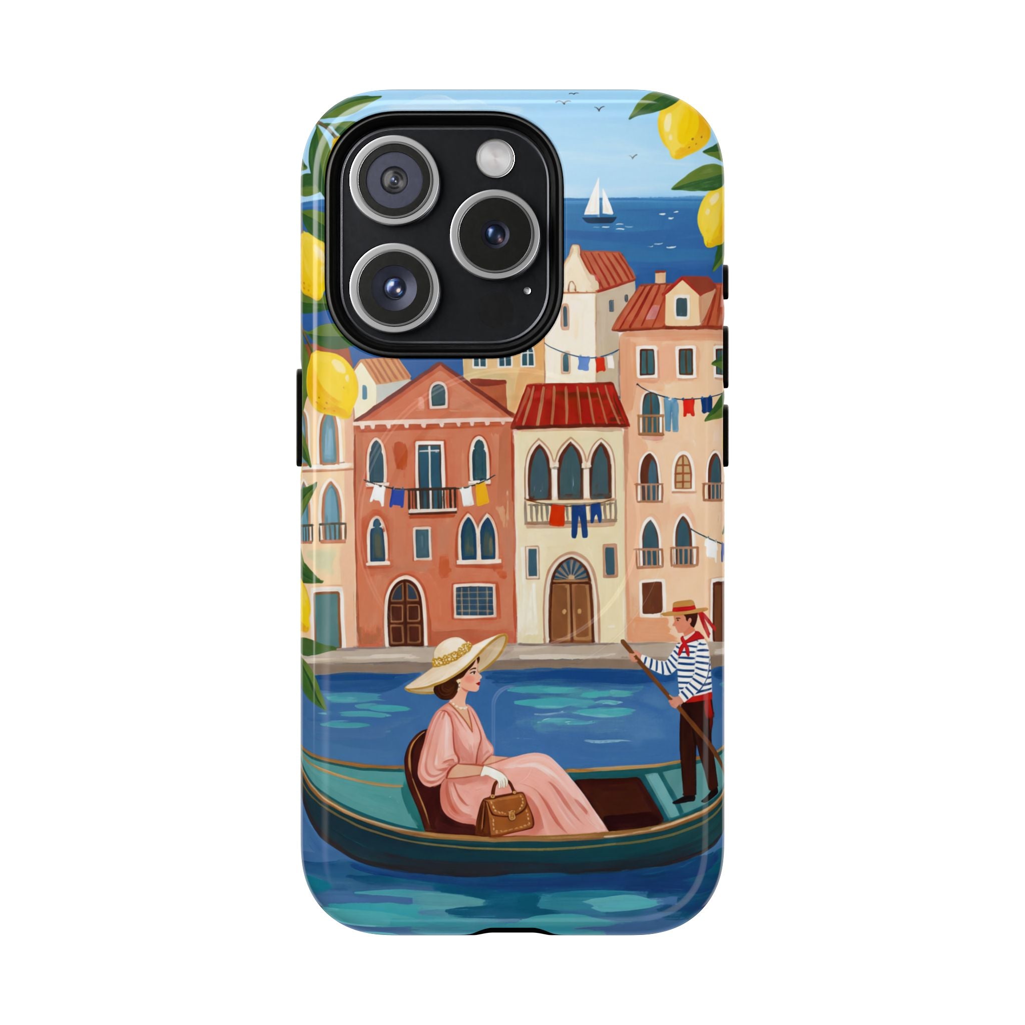Venetian Gondola MagSafe iPhone Case | Lemon Coast Waterfront Travel