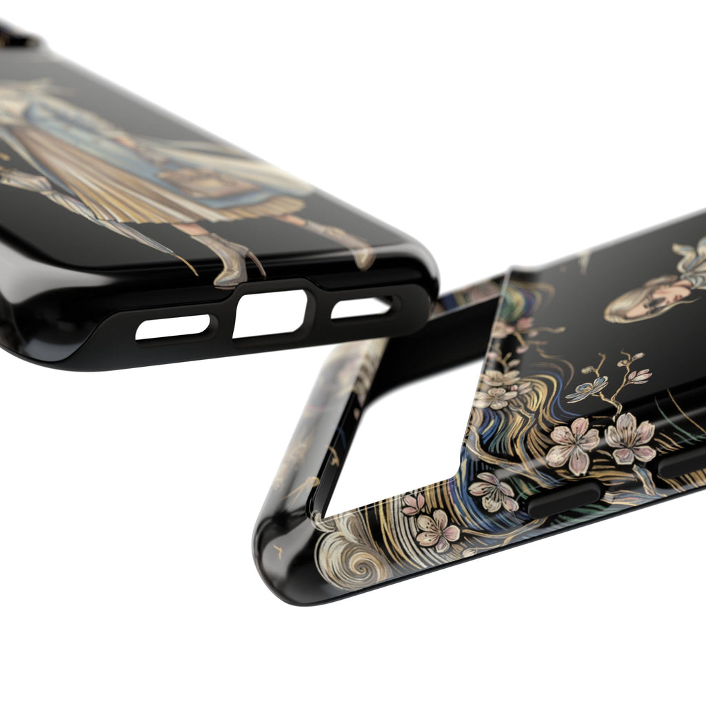 Cover per Google Pixel "Vintage Chic" | Illustrazione Donna Elegante