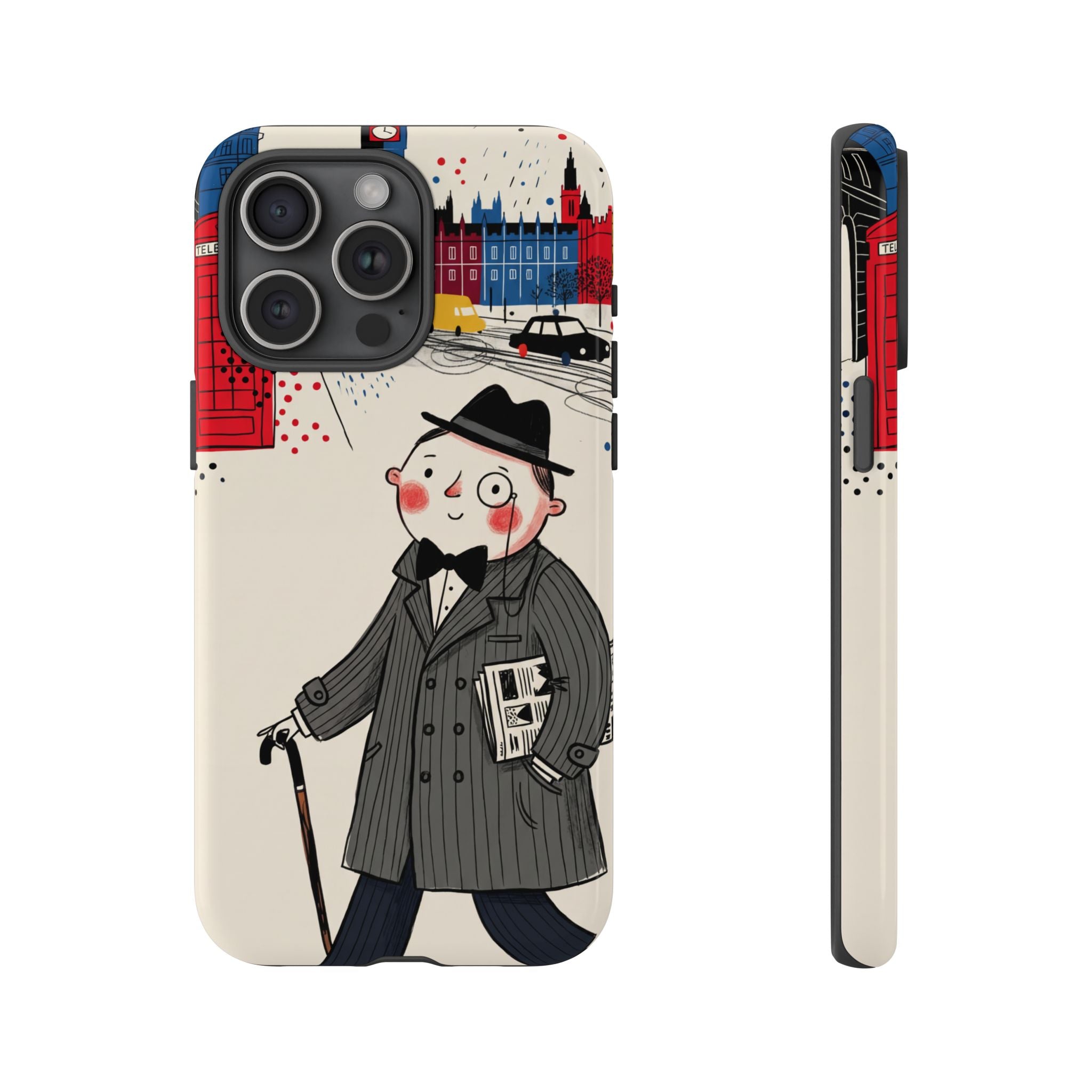 Detective in London iPhone Case