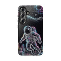 Space Explorer Astronaut Neon Samsung Galaxy Phone Case