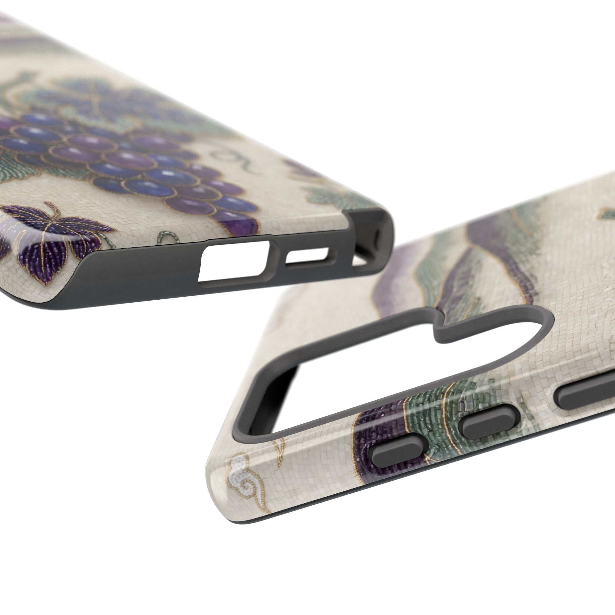 Vintage Grape Samsung Galaxy Phone Case – Botanical Vineyard Art Phone Cover