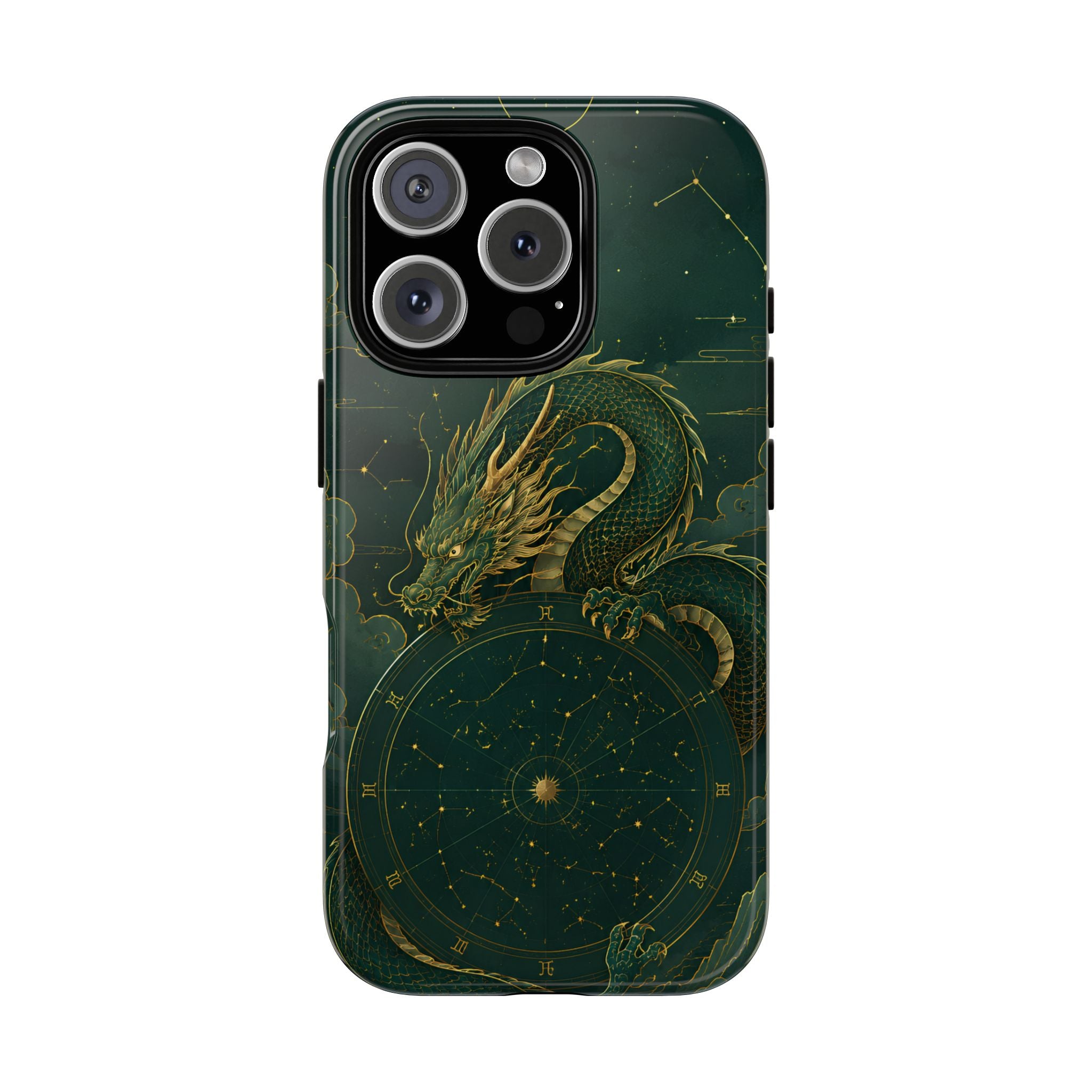 Celestial Dragon iPhone Case | Stained Glass Dragon iPhone Case