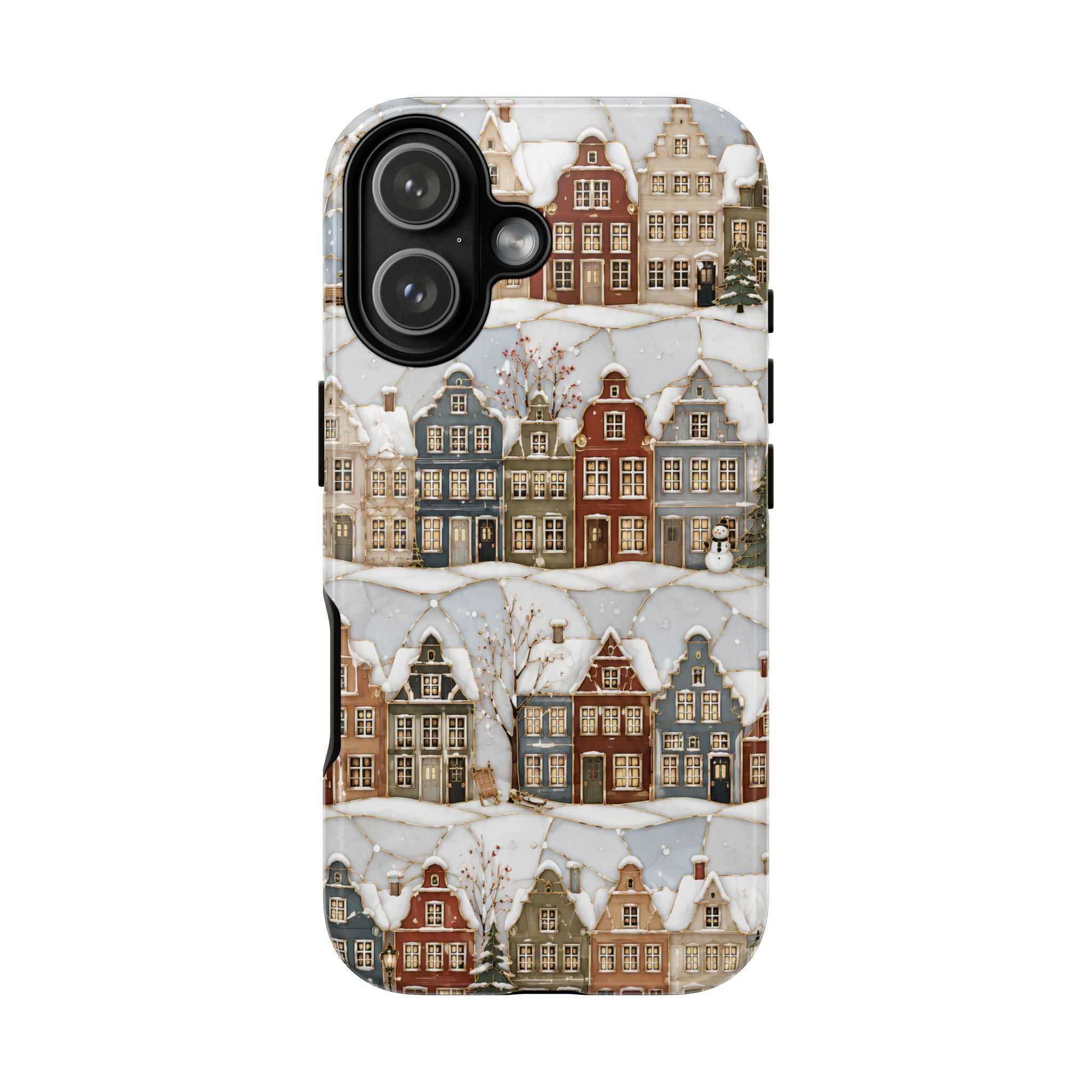 Winter Village iPhone Case | Snowy Town iPhone Case