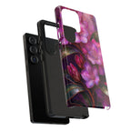 Purple Floral Samsung Galaxy Phone Case | Dark Botanical Phone Case
