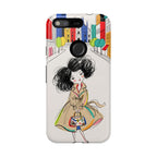 Illustrated Trench Coat Fashion Chic City Girl Google Pixel Phone Case