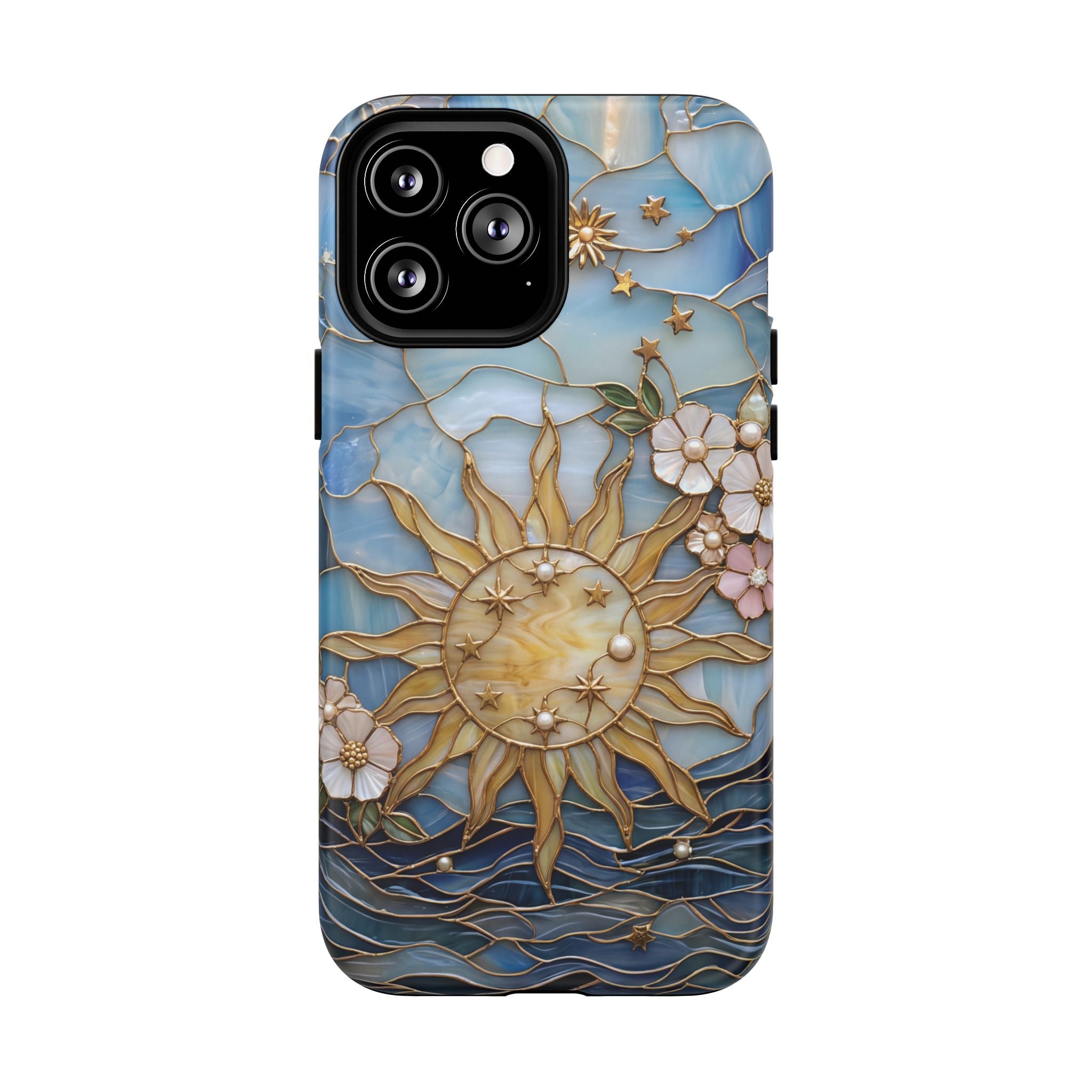 Stained Glass Sun & Sea MagSafe iPhone Case