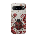 Cover protettiva "Vintage Red Beetle" per Google Pixel | Fantasia Floreale Coccinella