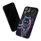 Neon Wolf iPhone Case | Mystic Glow Protective Tough Case