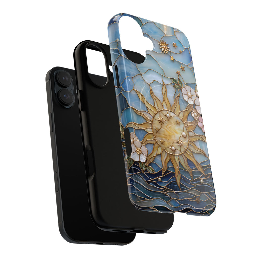 Stained Glass Sun & Sea MagSafe iPhone Case
