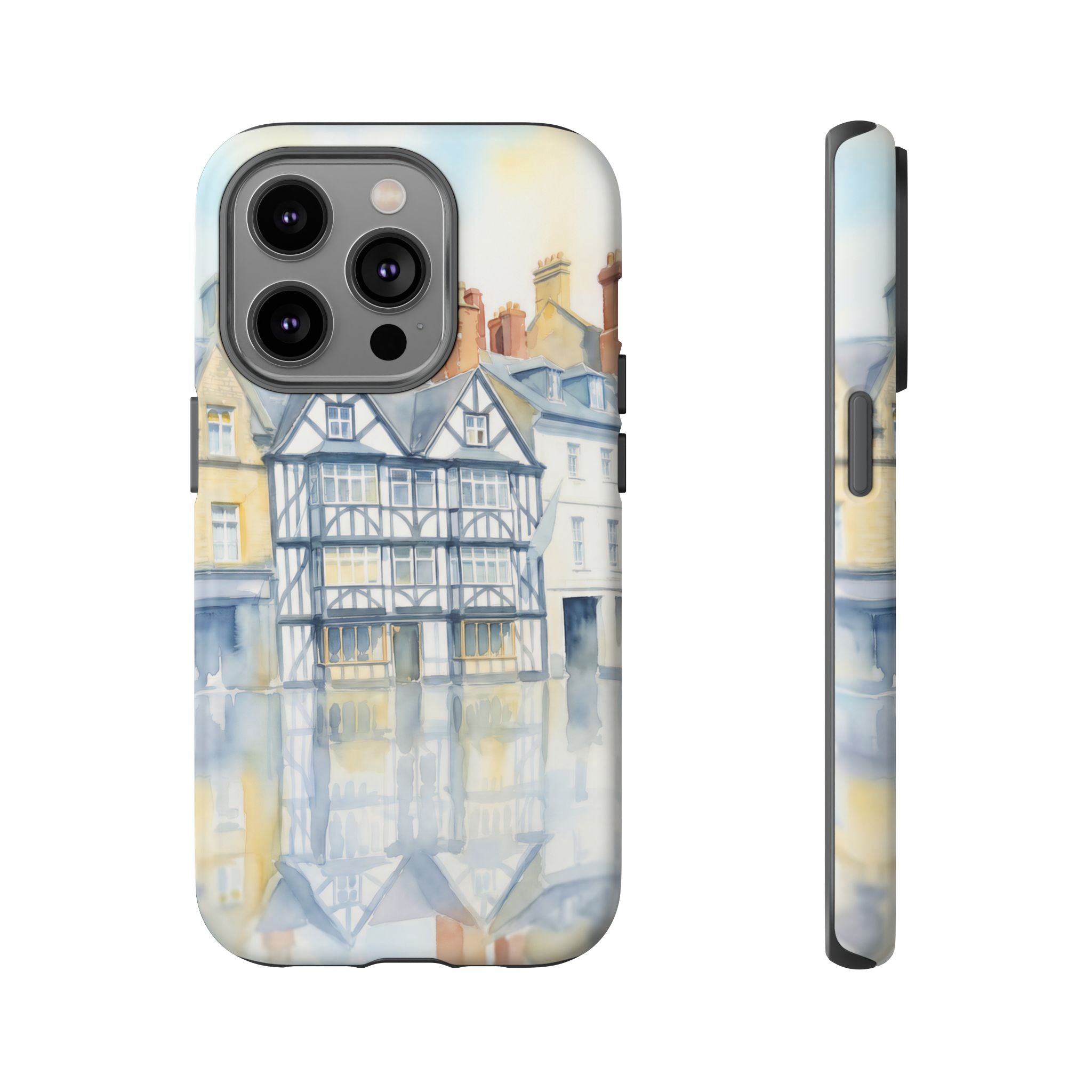 English Tudor Building Aesthetic iPhone Case
