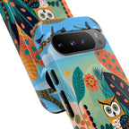 Botanical Forest Colourful Owl Google Pixel Phone Case