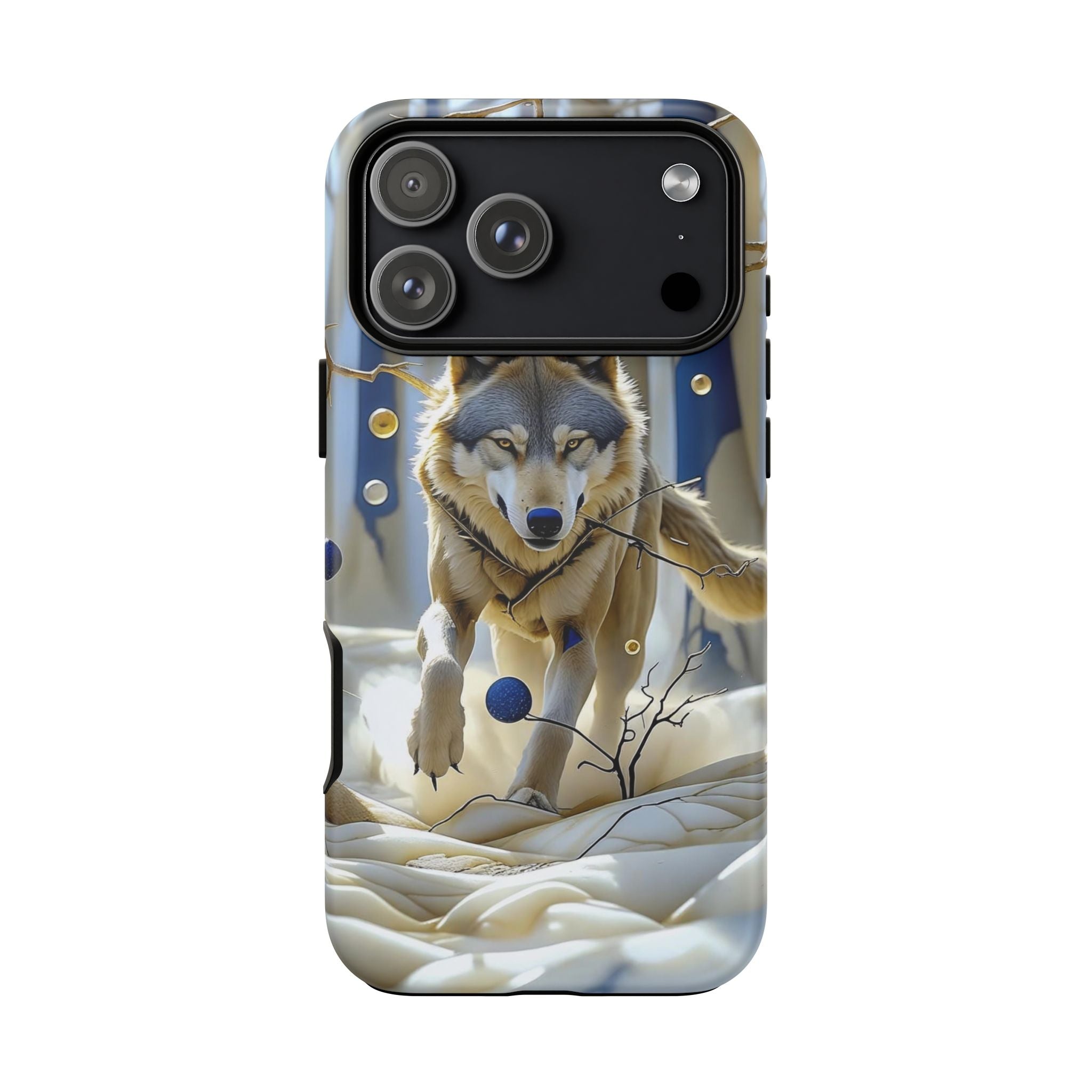 Wolf in Snow iPhone Case — Rugged Wildlife