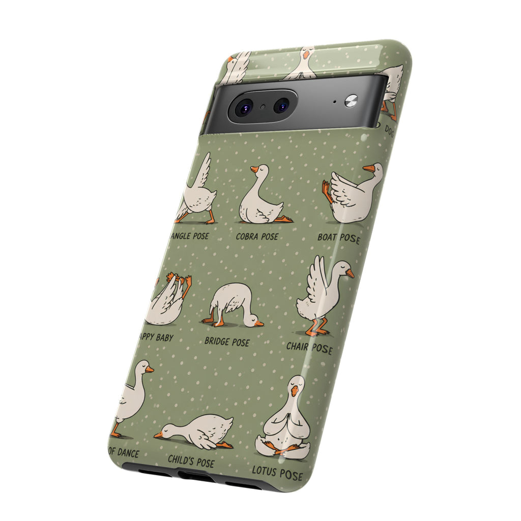 Yoga Goose Google Pixel Phone Case | Funny Goose Yoga Cover