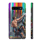 Colourful Rock Climber Art Protective Samsung Galaxy Phone Case