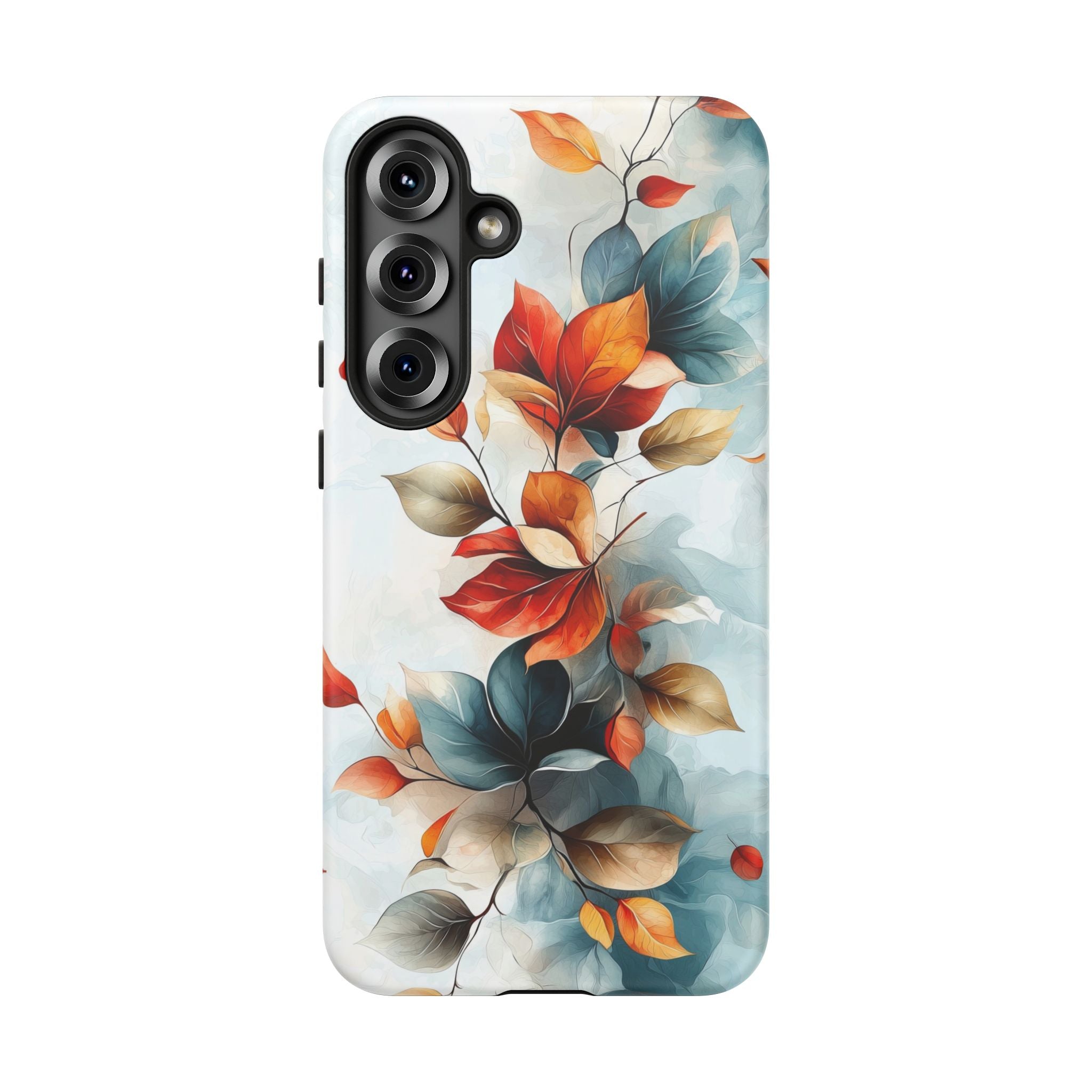 Floral Autumn Leaves Watercolour Tough Samsung Galaxy Case