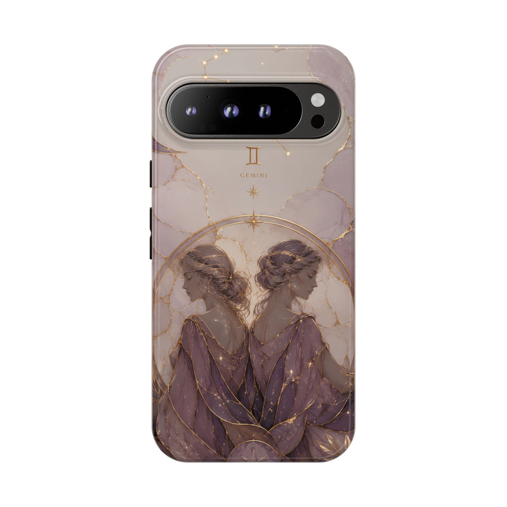 Gemini Zodiac Google Pixel Phone Case | Twin Constellation Phone Case