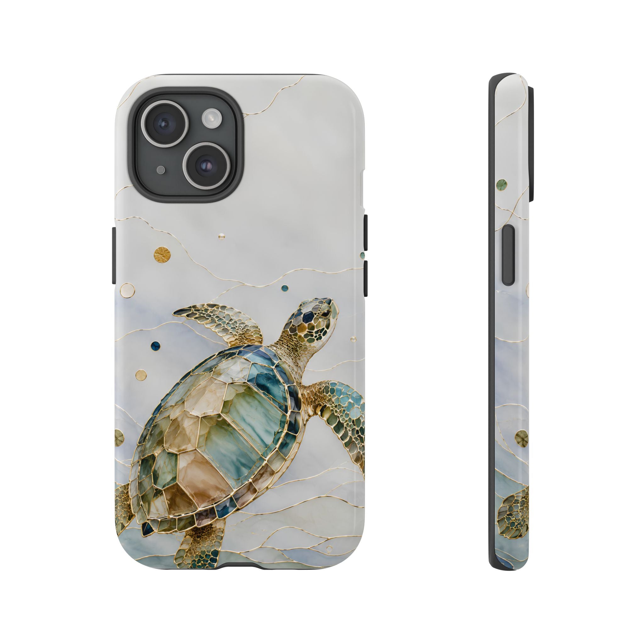Sea Turtle Phone Case | Stained Glass Turtle iPhone Case