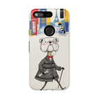 Vintage Dapper Gentleman Bulldog Google Pixel Phone Case
