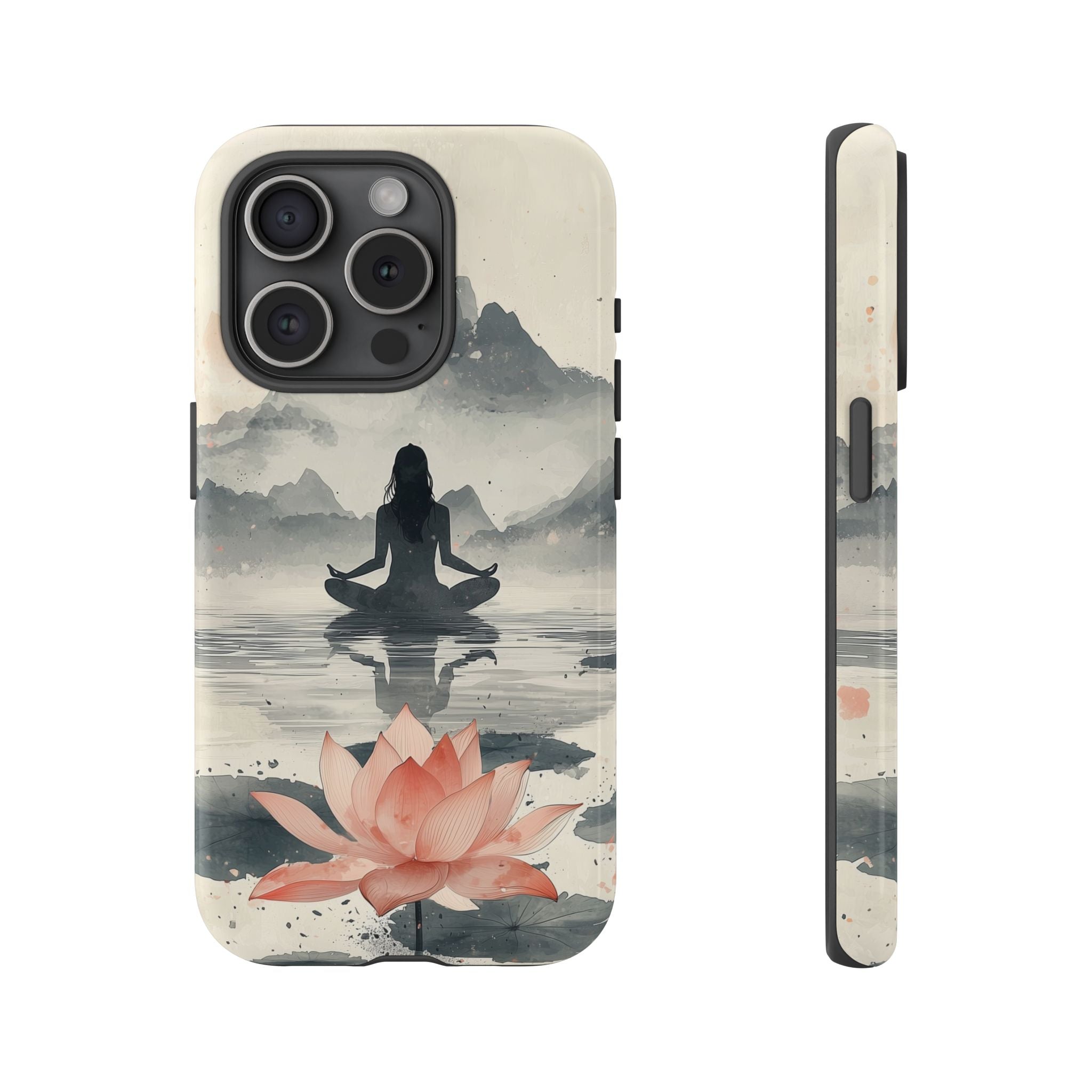 Zen Yoga Meditation Lotus iPhone Case