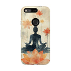 Yoga Lotus Google Pixel Case | Meditative Silhouette