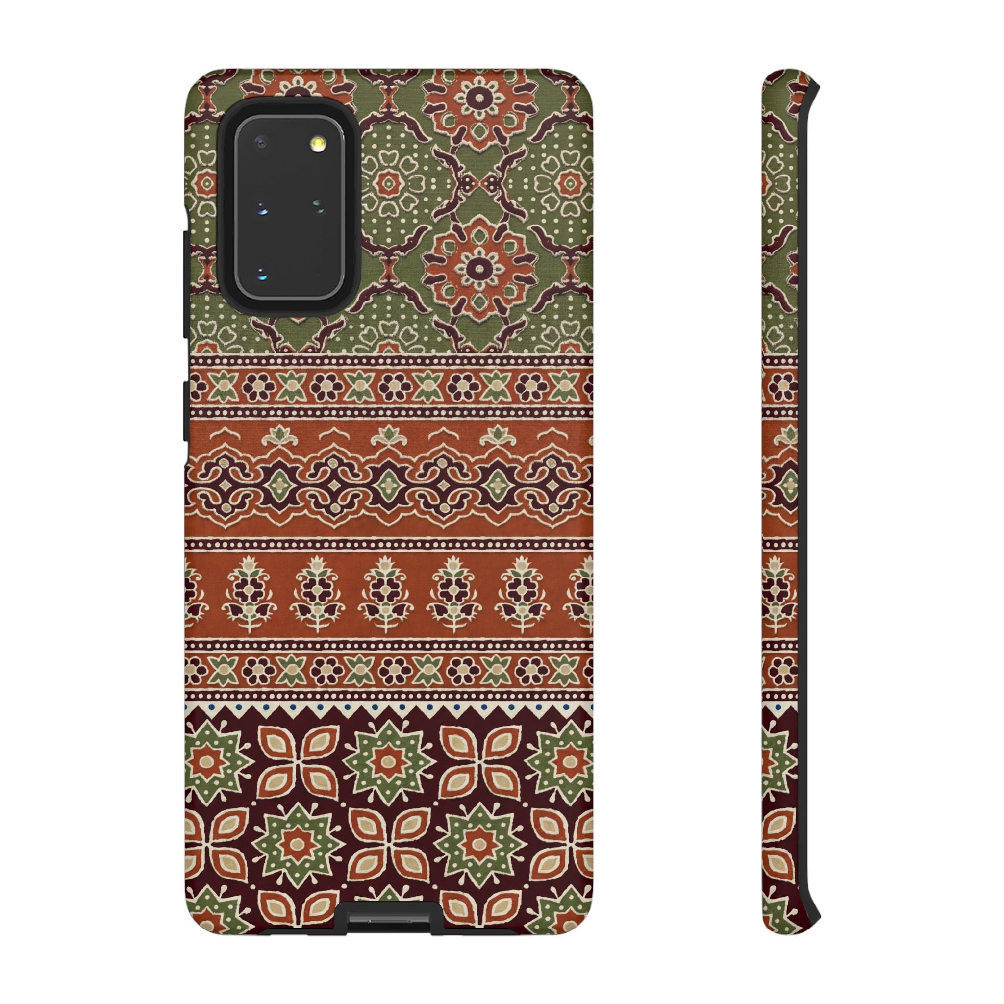 Batik Floral Protective Samsung Galaxy Case