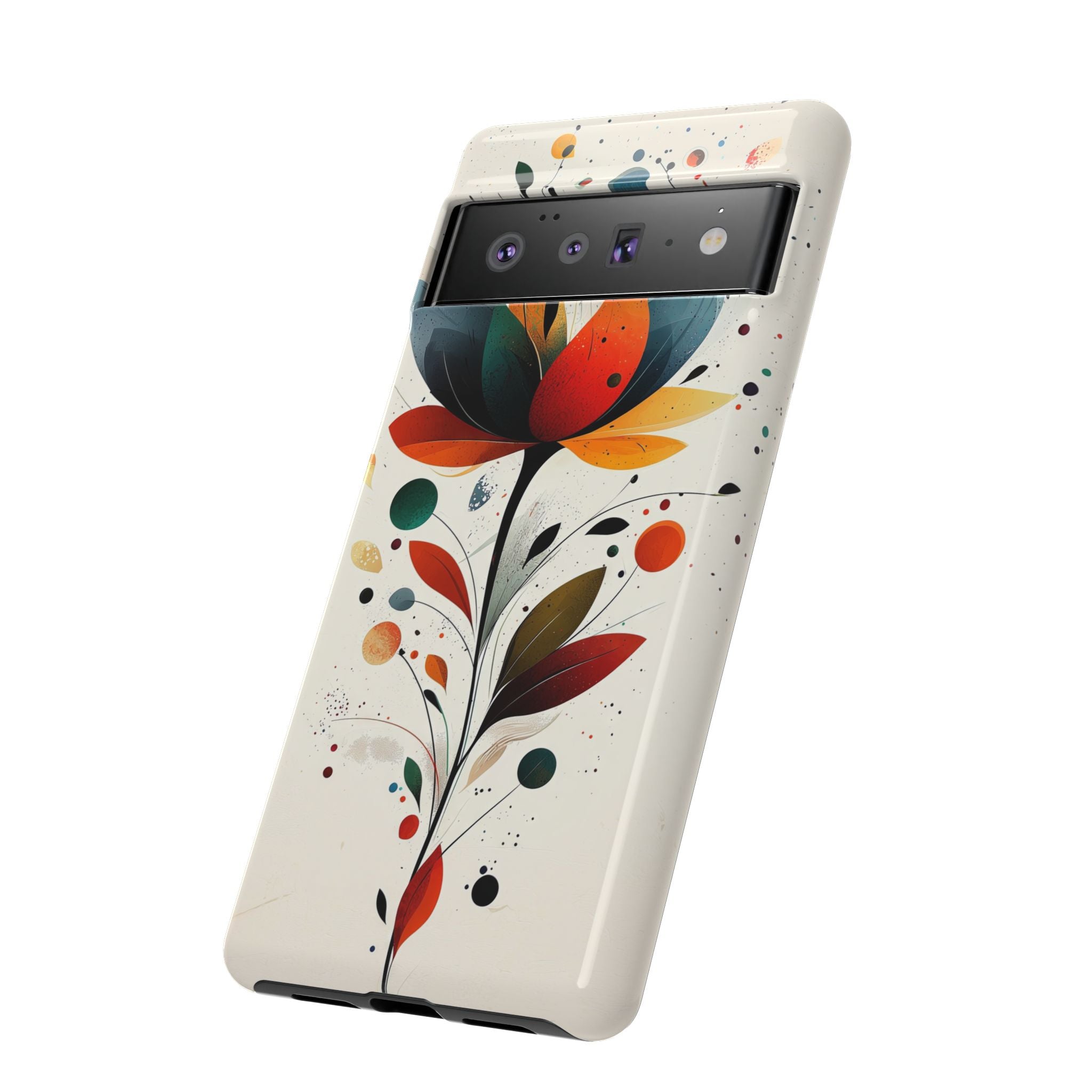 Floral Abstract Google Pixel Case | Colourful Botanical Art