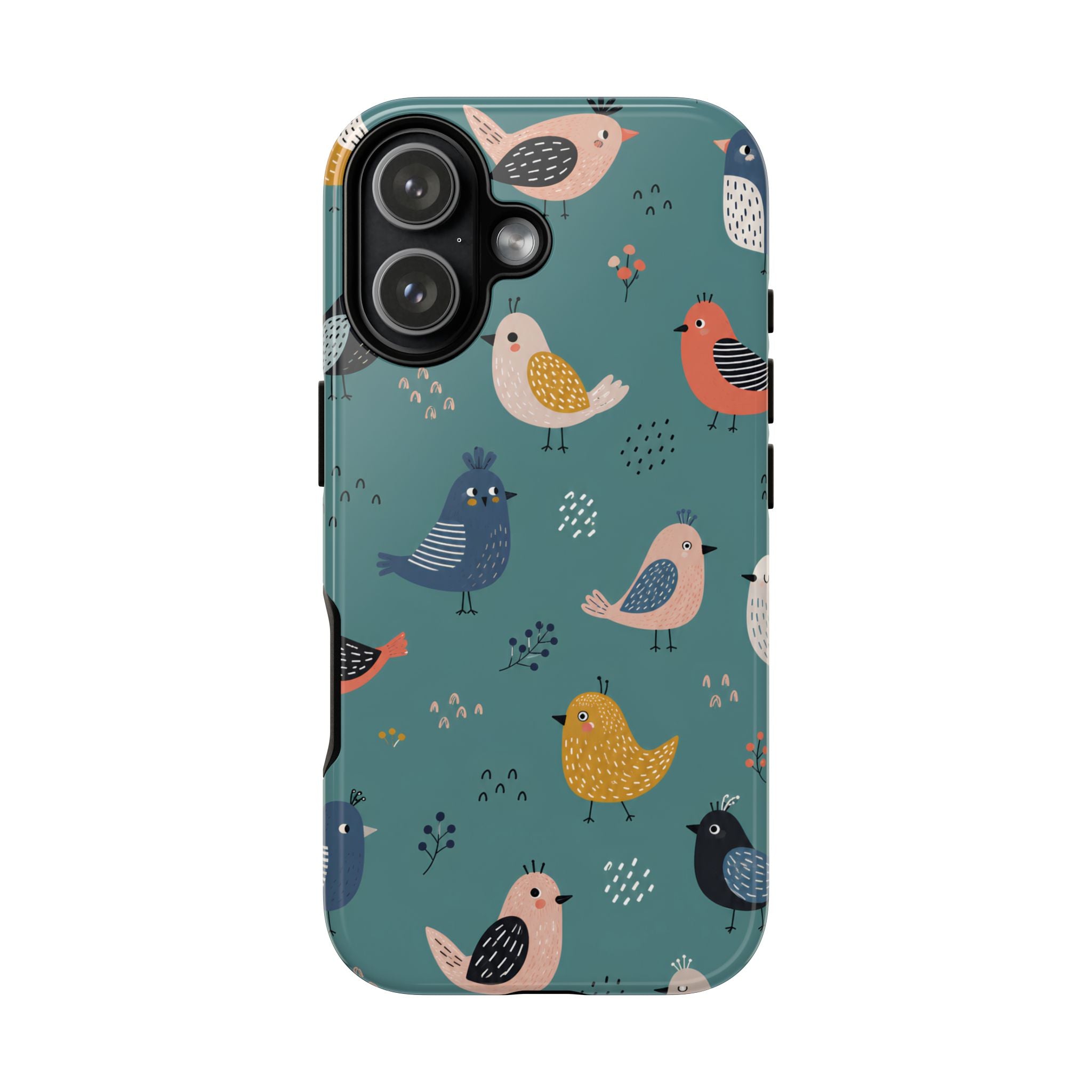 Colorful Bird iPhone Case | Cute Bird Pattern Cover