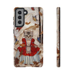 Custodia per Samsung Galaxy con motivo principessa gatto vintage