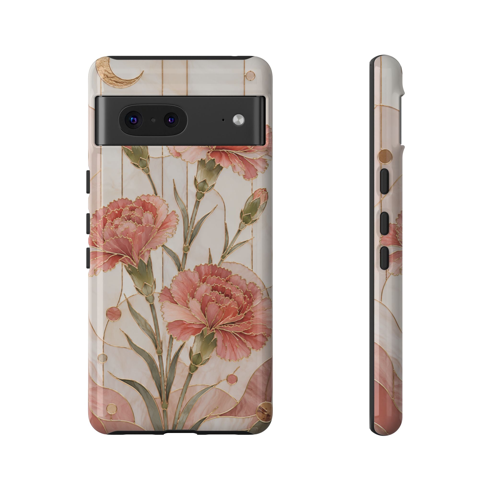 Carnation Google Pixel Phone Case | Pink Floral Phone Case