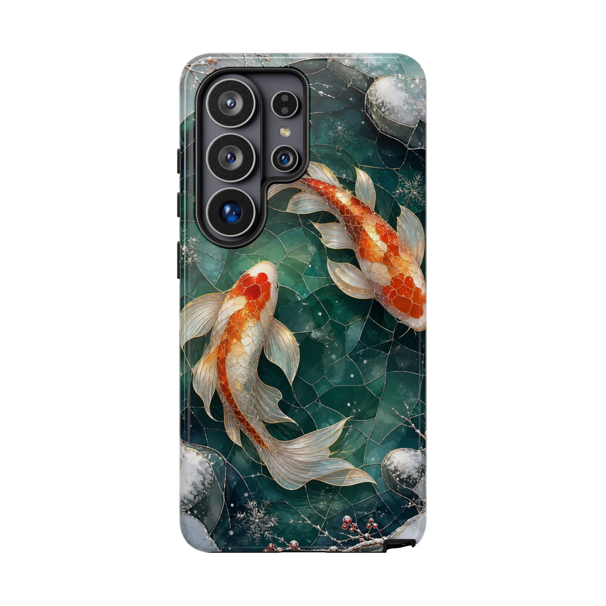 Koi Fish Samsung Galaxy Phone Case | Japanese Pond Phone Case