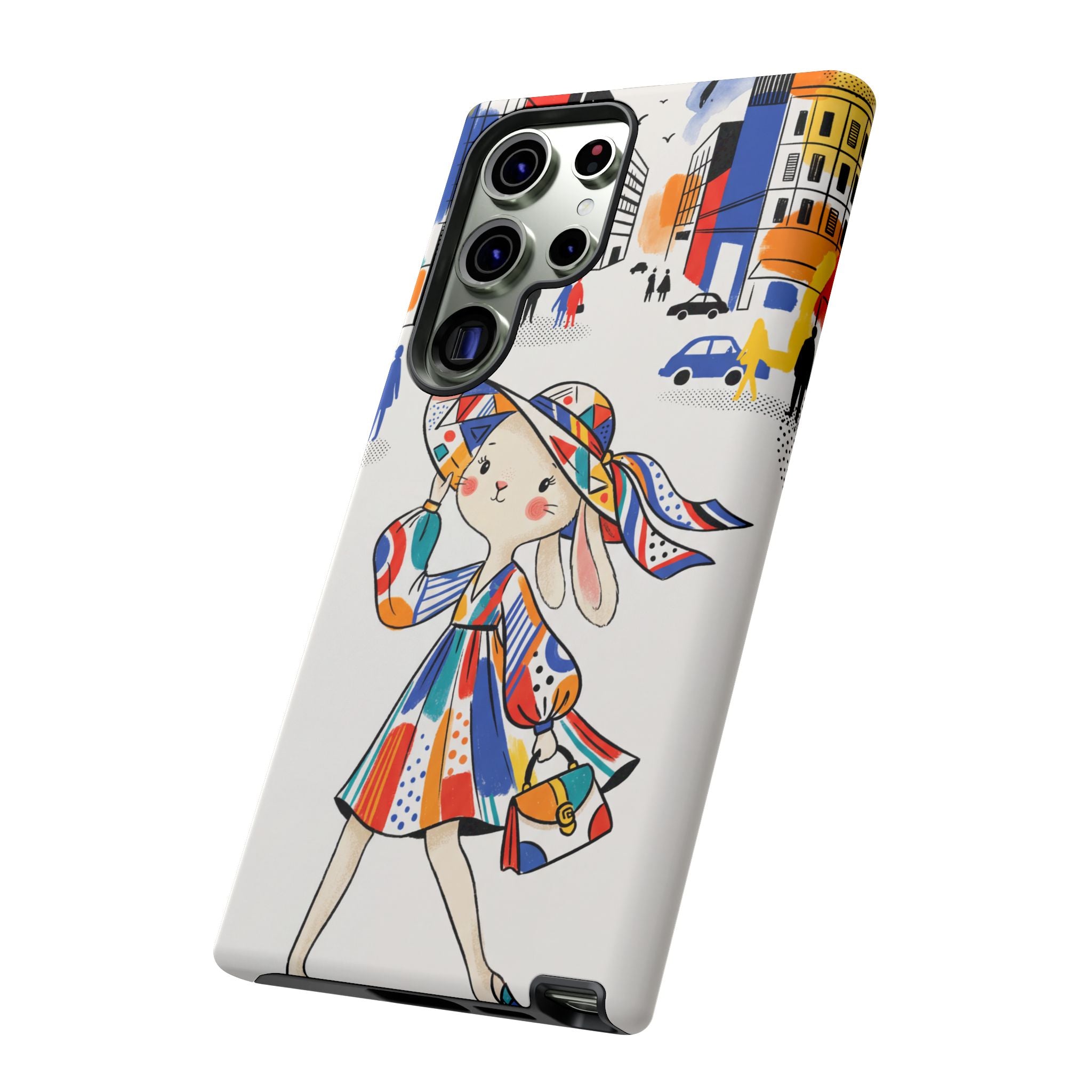Chic Bunny City Samsung Galaxy Phone Case