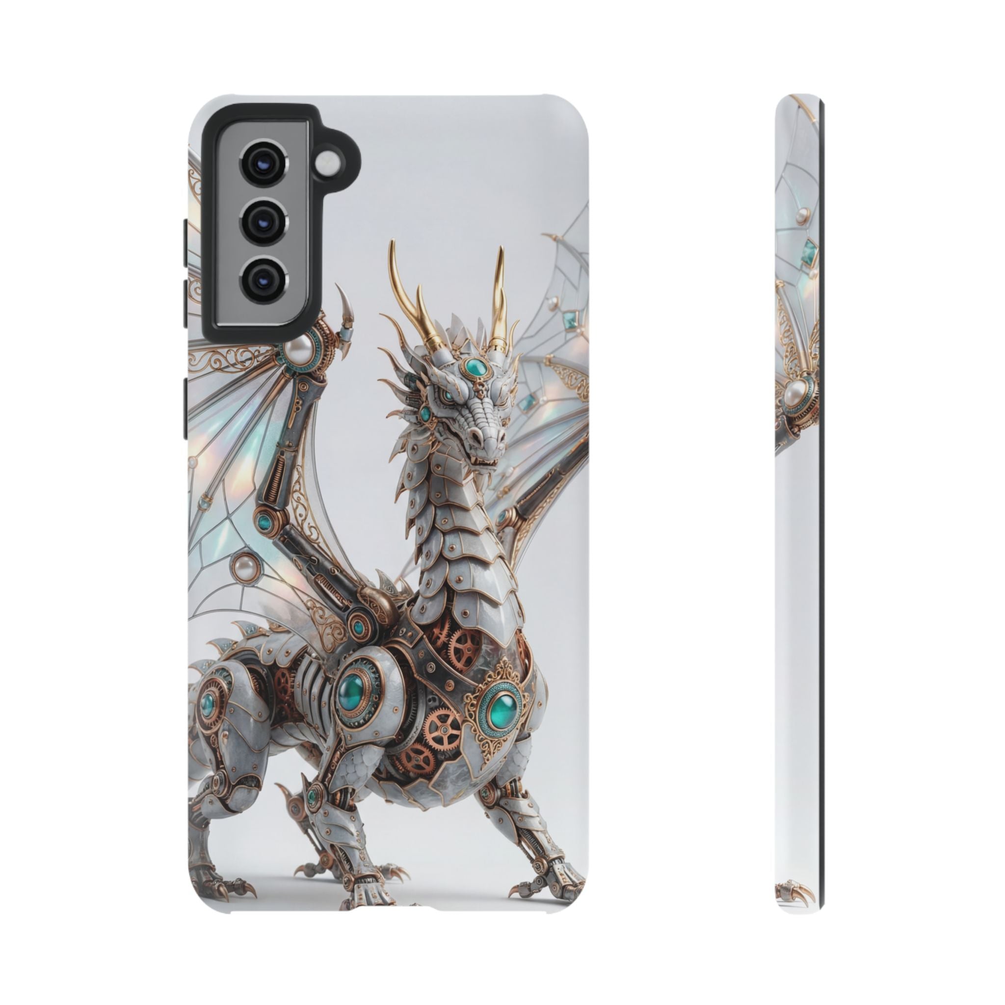 Steampunk Mechanical Dragon Samsung Galaxy Case — Fantasy Armor Protective Cover