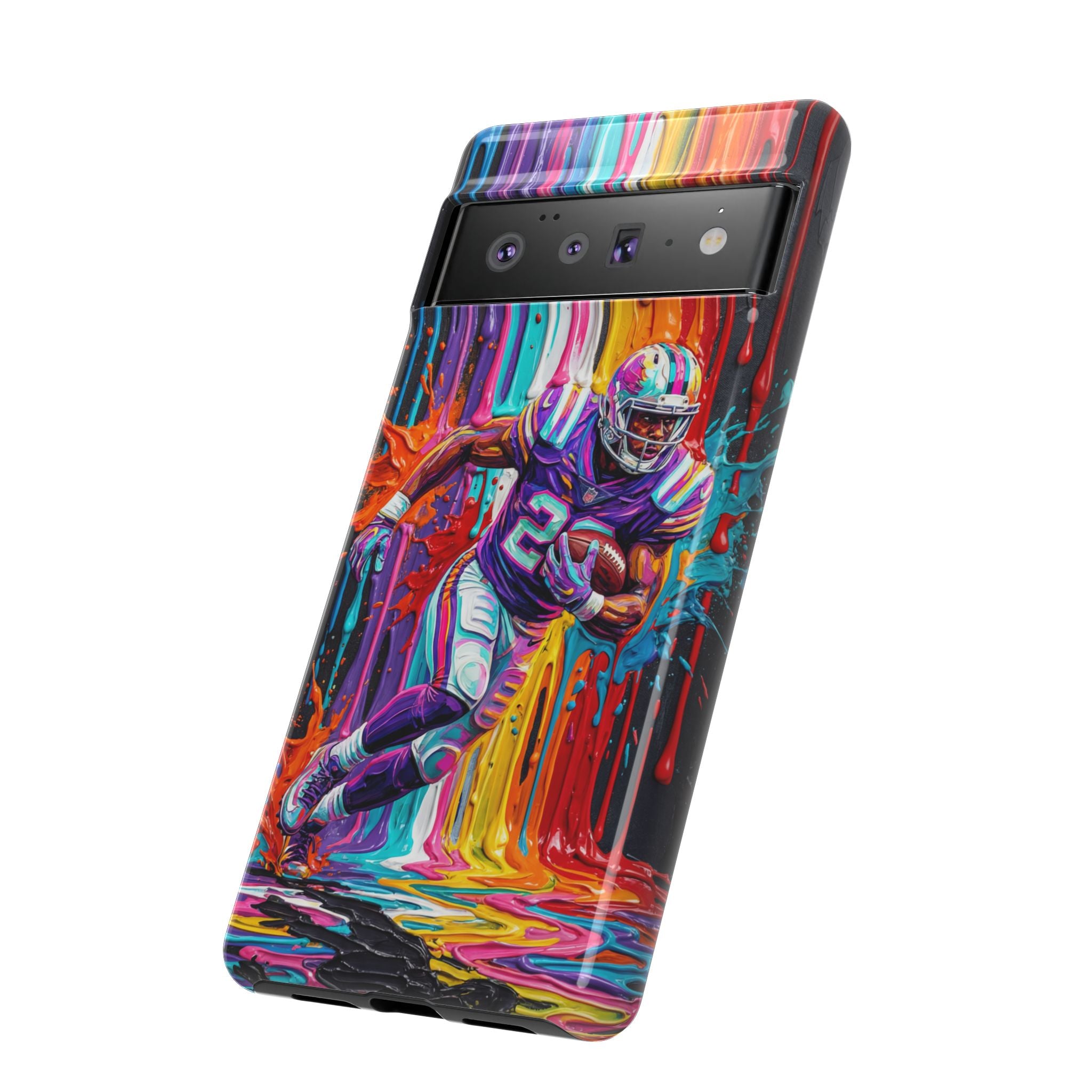 Vibrant American Football Runner Google Pixel Phone Case