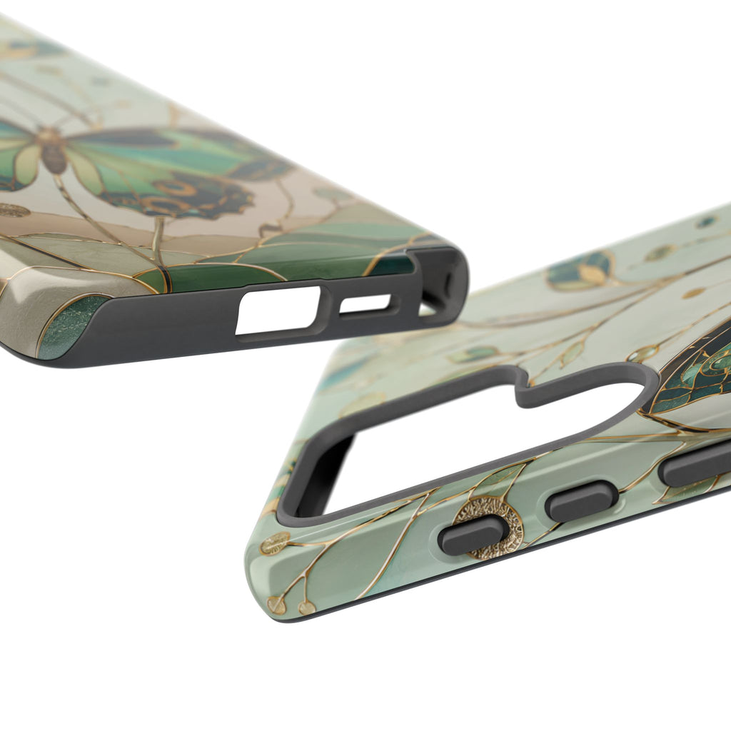 Butterfly Samsung Galaxy Phone Case | Stained Glass Phone Case