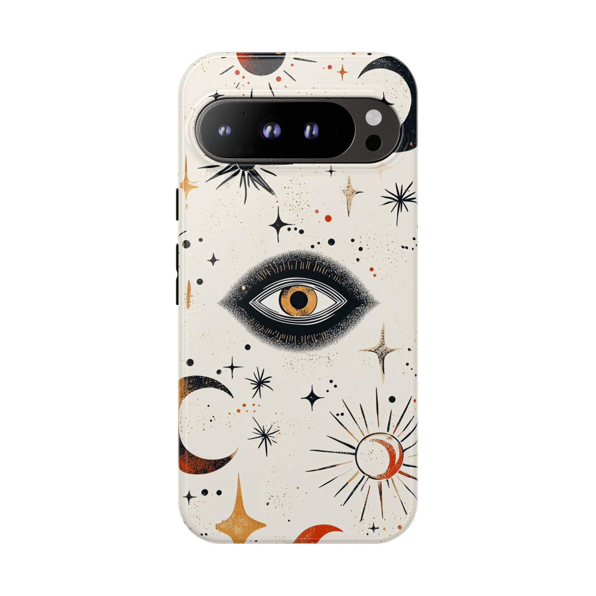 Mystic Eye Google Pixel Case | Celestial Moon & Star