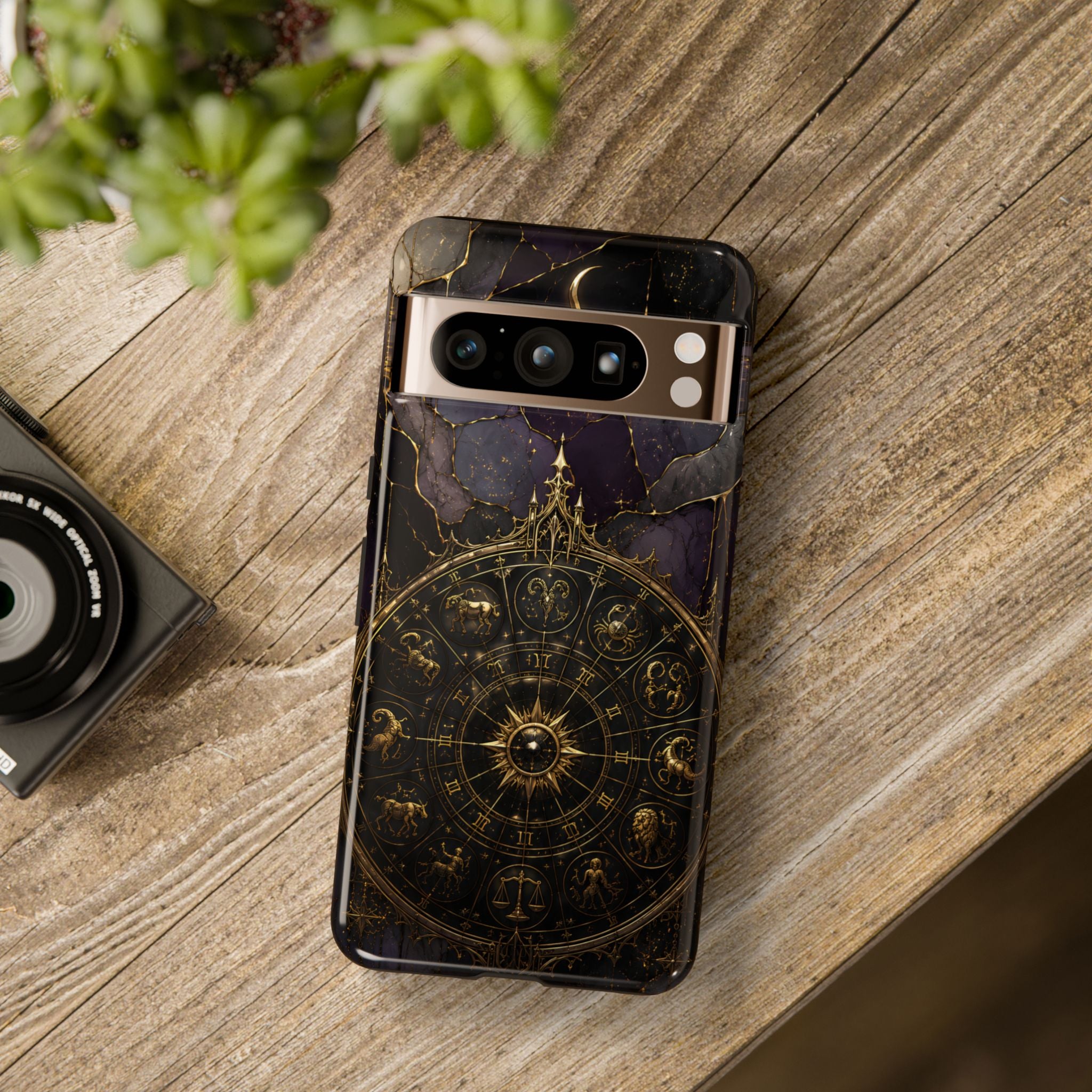 Astrology Wheel Google Pixel Phone Case | Vintage Zodiac Phone Case