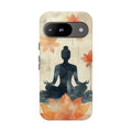 Yoga Lotus Google Pixel Case | Meditative Silhouette