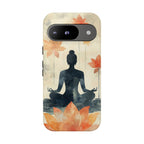Yoga Lotus Google Pixel Case | Meditative Silhouette